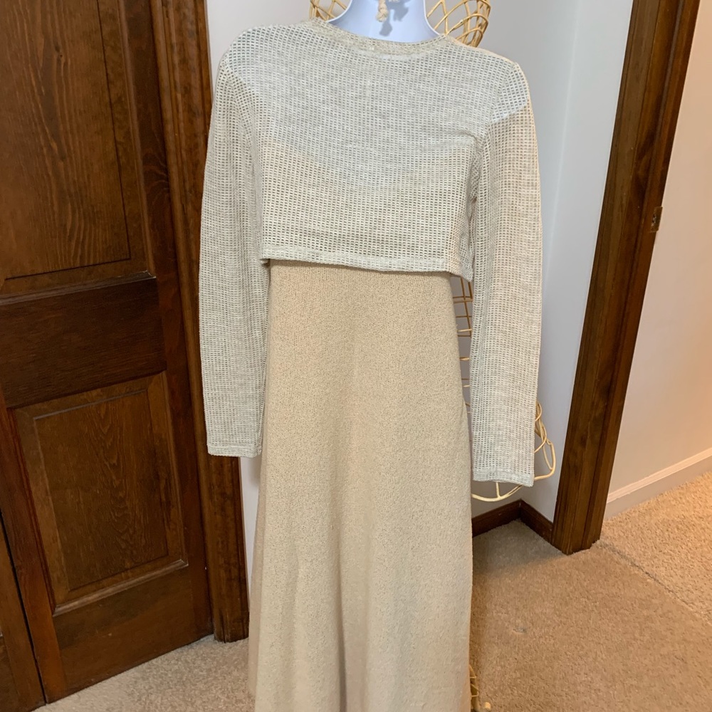 Free People two piece midi dress.